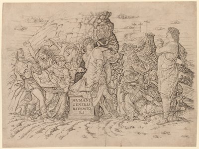 包埋。 作者 安德里亚·曼特尼亚（Andrea Mantegna）