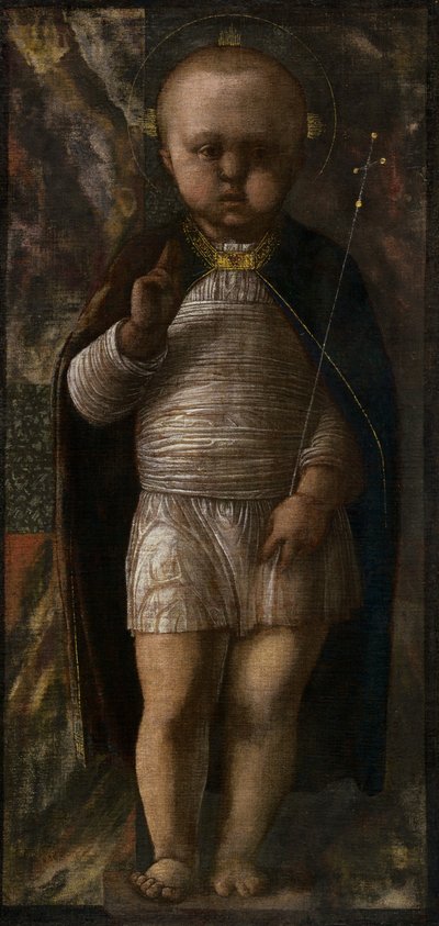 婴儿救主》，约1460年。 作者 安德里亚·曼特尼亚（Andrea Mantegna）