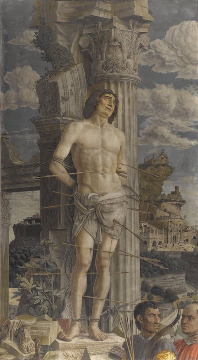 圣塞巴斯蒂安难 作者 安德里亚·曼特尼亚（Andrea Mantegna）