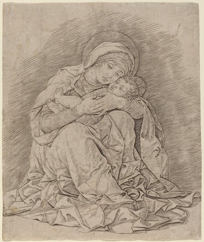 圣母与圣婴 作者 安德里亚·曼特尼亚（Andrea Mantegna）