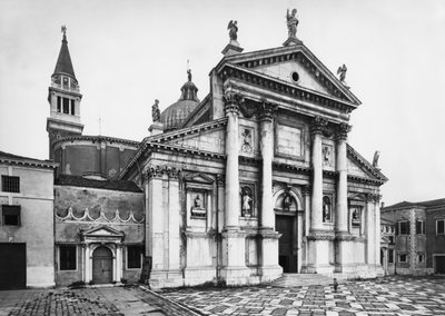 教堂的门面的看法，1566-80 作者 安德里亚·帕拉迪奥（Andrea Palladio）