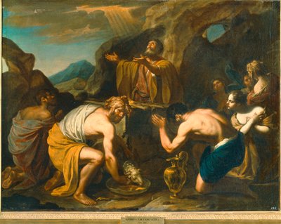 诺亚在洪水之后赞美上帝 ... 作者 安德里亚·瓦卡罗（Andrea Vaccaro）