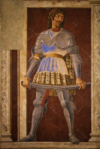 Pippo Spano，NiccolòAcciaiuoli，弗朗切斯科·佩特拉卡 作者 Andrea del Castagno