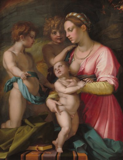 慈善，1530年前。 作者 Andrea del Sarto