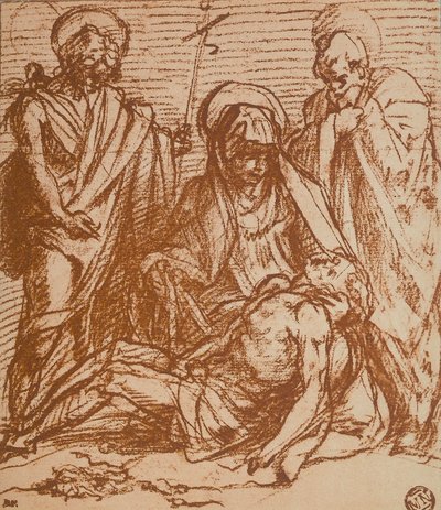 处女手中的死基督（Pieta） 作者 安德里亚·德尔·萨托（Andrea del Sarto）
