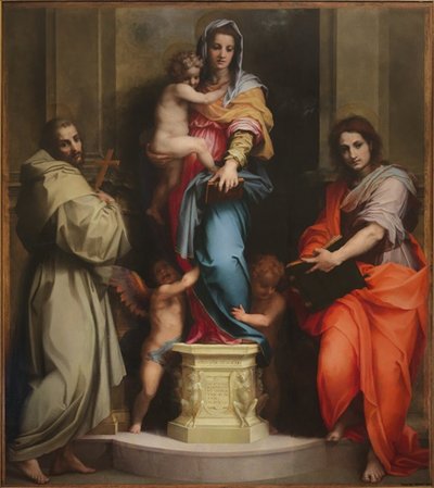 女妖圣母 作者 安德里亚·德尔·萨托（Andrea del Sarto）