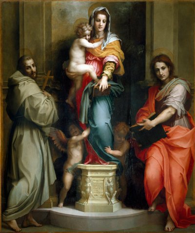 哈比斯的麦当娜 作者 安德里亚·德尔·萨托（Andrea del Sarto）