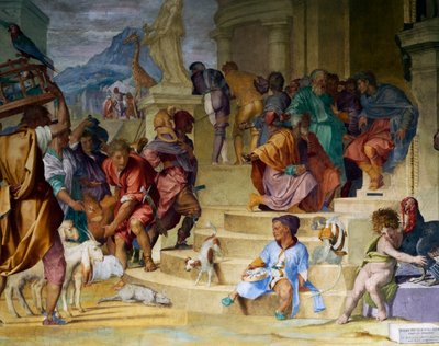 凯撒的胜利 – Andrea del Sarto 和 Alessandro Allori (1520) Medicean Villa Poggio a Caiano 作者 安德里亚·德尔·萨托（Andrea del Sarto）
