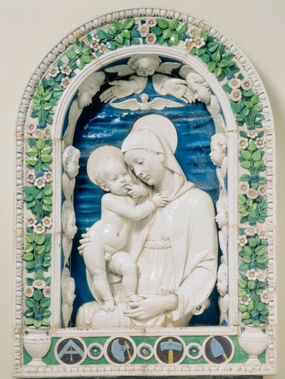 建筑师的麦当娜：Andrea della Robbia 的作品 作者 安德里亚·德拉·罗比亚