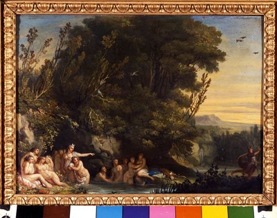 黛安和阿克顿。 Andrea Appiani (1754-1817) 米兰的绘画 作者 安德里亚·阿皮亚尼长老