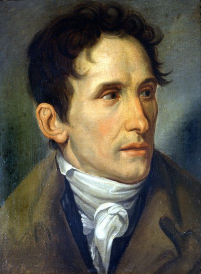 阿皮亚尼 (Appiani) 的卡诺瓦 (Canova) 肖像 (1757 - 1822)。 米兰城堡博物馆 作者 安德里亚·阿皮亚尼长老