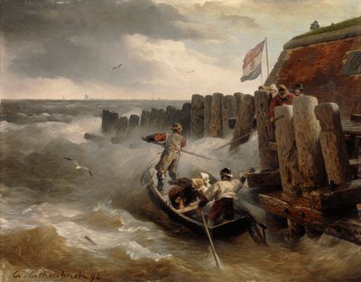 海景，1894年 作者 安德烈亚斯·阿亨巴赫（Andreas Achenbach）
