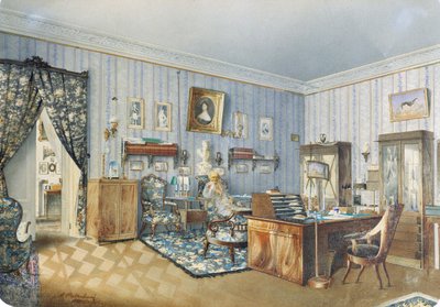内部，1860年。   作者 安德烈·阿列克谢耶维奇·雷德科夫斯基