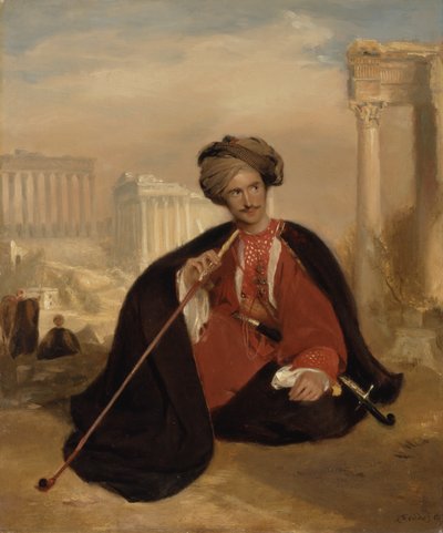 查尔斯·莱诺克斯·卡明-布鲁斯 (Charles Lenox Cumming-Bruce) 身着土耳其服饰 作者 安德鲁·格德斯（Andrew Geddes）