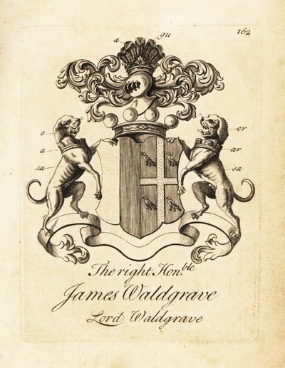尊敬的James Waldgrave, Lord Waldgrave的纹章 作者 安德鲁·约翰斯顿