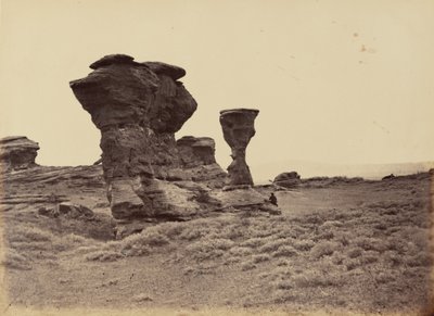 图版 12.拨号岩，红丘陵，1869 年（照片） 作者 安德鲁·约瑟夫·拉塞尔