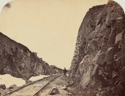 图版 1.卡迈克尔切口，花岗岩卡农，1869 年（照片） 作者 安德鲁·约瑟夫·拉塞尔