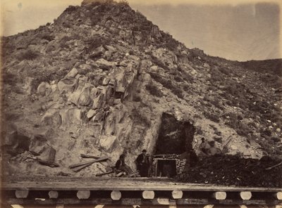 图版 28.熊河的煤床，1869 年（照片） 作者 安德鲁·约瑟夫·拉塞尔
