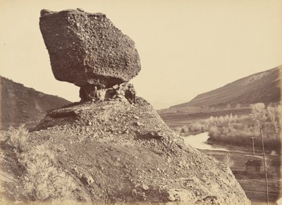图版 33.山谷中的斯芬克斯，1869 年（照片） 作者 安德鲁·约瑟夫·拉塞尔