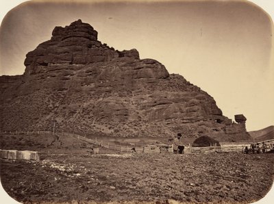 图版 34.哨兵岩，韦伯谷，1869 年（照片） 作者 安德鲁·约瑟夫·拉塞尔