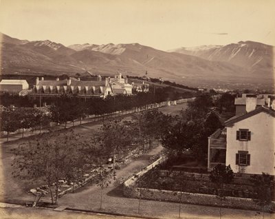 图版 47.杨百翰住宅，1869 年（照片） 作者 安德鲁·约瑟夫·拉塞尔