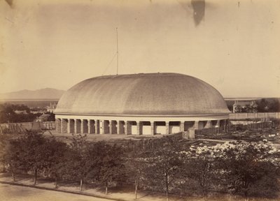 图版 50.摩门大礼拜堂，1869 年（照片） 作者 安德鲁·约瑟夫·拉塞尔