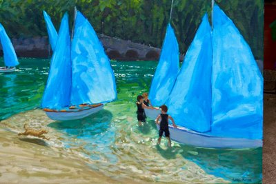 蓝帆，Looe，2018年， 作者 安德鲁·马卡拉（Andrew Macara）