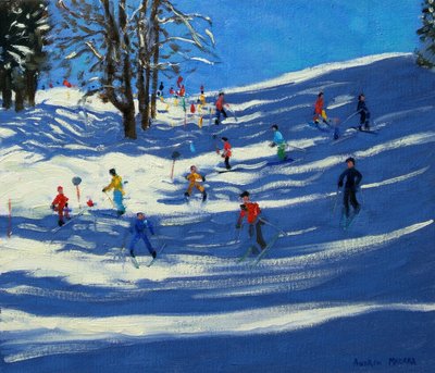 蓝色阴影，Morzine 作者 安德鲁·马卡拉（Andrew Macara）