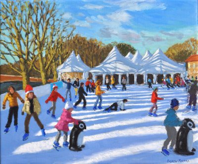 明媚的早晨，Hampton Court Palace溜冰场，伦敦，2018年， 作者 安德鲁·马卡拉（Andrew Macara）