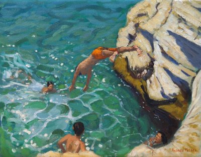 潜水和游泳，斯基亚索斯岛。 2016年， 作者 安德鲁·马卡拉（Andrew Macara）