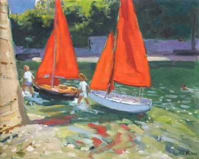 帆船的女孩Looe，2014， 作者 安德鲁·马卡拉（Andrew Macara）