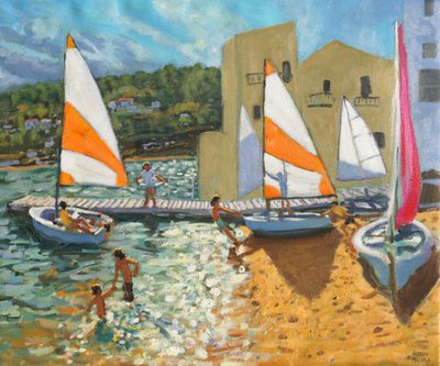 发射船，Calella de Palafrugell，西班牙， 作者 安德鲁·马卡拉（Andrew Macara）