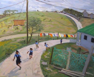学童》，2011 年（布面油画） 作者 安德鲁·马卡拉（Andrew Macara）