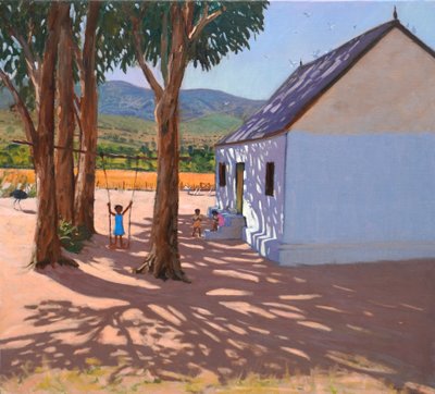 秋千，克莱因（小）卡鲁，南非，2000 年（布面油画） 作者 安德鲁·马卡拉（Andrew Macara）