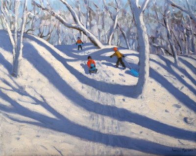 Winter, Bramcote, Nottingham, 2009 (oil on canvas) 作者 安德鲁·马卡拉（Andrew Macara）