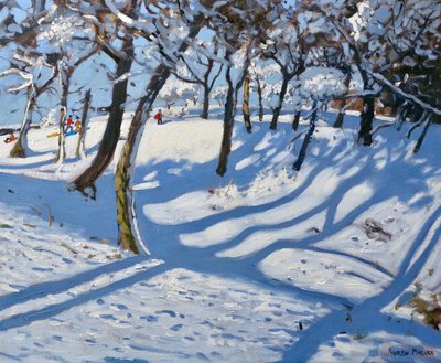 Winter Ladmanlow,Buxton, Derbyshire,2010,( oil on canvas) 作者 安德鲁·马卡拉（Andrew Macara）