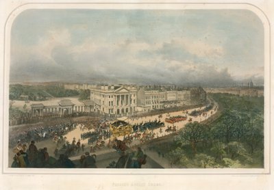 游行通过Apsley House，海德公园角，皮卡迪利，伦敦 作者 安德鲁·麦克卢尔