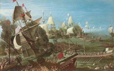 勒潘多战役，1622年 作者 安德斯·范·埃特维尔特