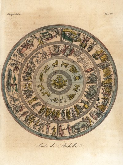 The Shield of Achilles, used in his battle with Hector 作者 安吉洛（后）蒙蒂切利