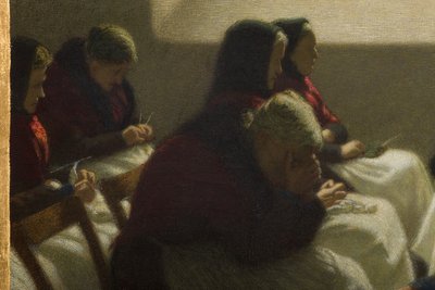 空椅子，1903年 作者 安吉洛·莫贝利（Angelo Morbelli）