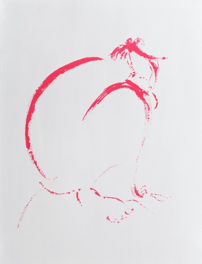 Folded Nude Crimson, 2006 作者 安吉·肯伯（Angie Kenber）