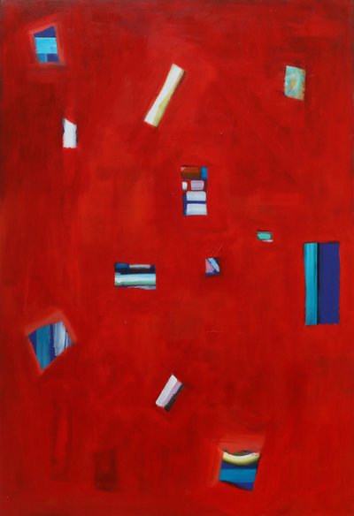 内在之光 I》，2021 年（丙烯酸画布） 作者 安吉·肯伯（Angie Kenber）