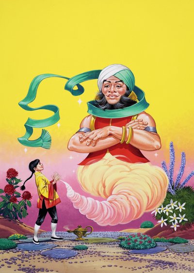 阿拉丁和他的神灯 作者 安格斯·麦克布莱德