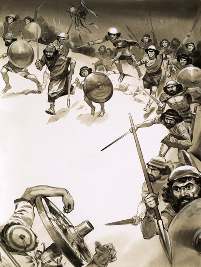 古代不列颠人攻击罗马人（？） 作者 安格斯·麦克布莱德