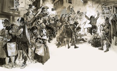 1745 年，年轻的伪装者查尔斯-爱德华-斯图亚特入侵英格兰 作者 安格斯·麦克布莱德