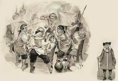 史密斯的第一次洗澡（纸上水粉画） 作者 安格斯·麦克布莱德