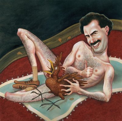 波拉特》，2006 年（插图板上的丙烯画） 作者 安妮塔昆兹