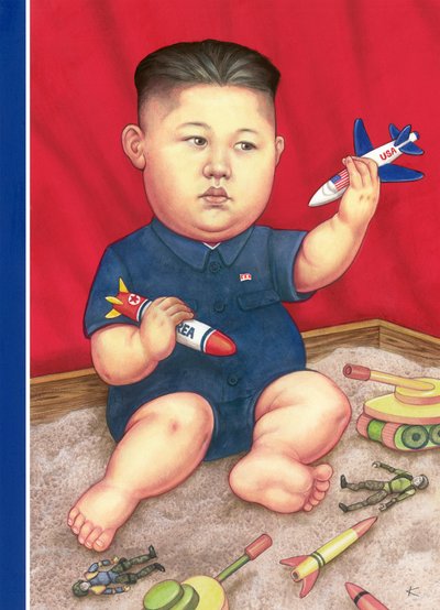 危险玩具》，2016 年（插图板上的丙烯画） 作者 安妮塔昆兹
