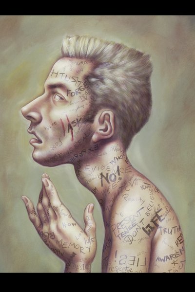 纪念》，2000 年（插图板上的丙烯画） 作者 安妮塔昆兹