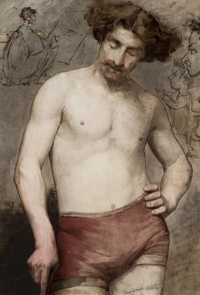 波兰语：半裸男性 - 半裸男性研究 作者 安娜·比林斯卡（AnnaBilińska）Bohdanowicz